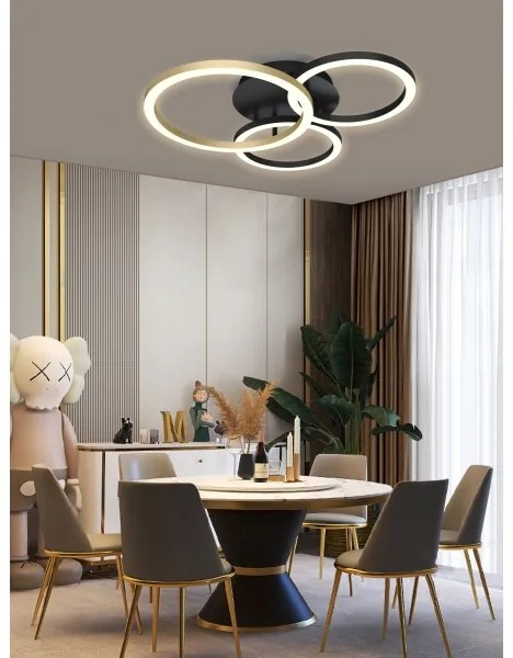 Wofi 9042-304 - LED Stmievateľný prisadený luster BAYEUX LED/51W/230V