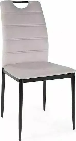 SI Stolička Rip Velvet svetlo šedá