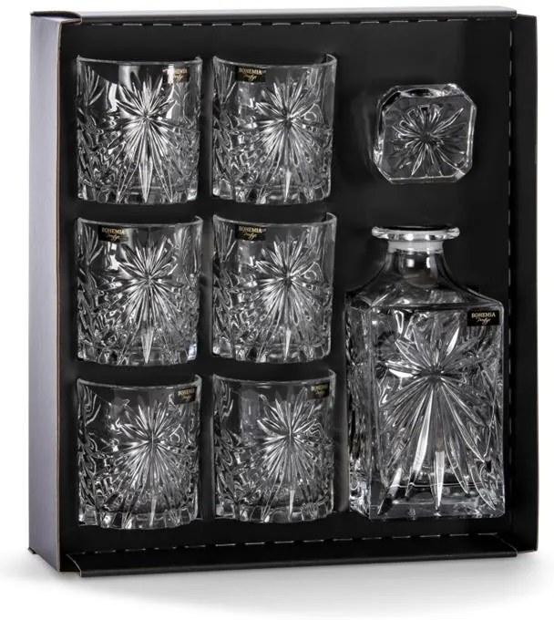 BOHEMIA PRESTIGE FIORE WHISKY SADA 1+6 KS