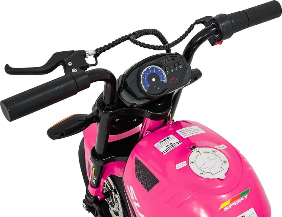 Ramiz Motorové vozidlo SUPERMOTO Ružová