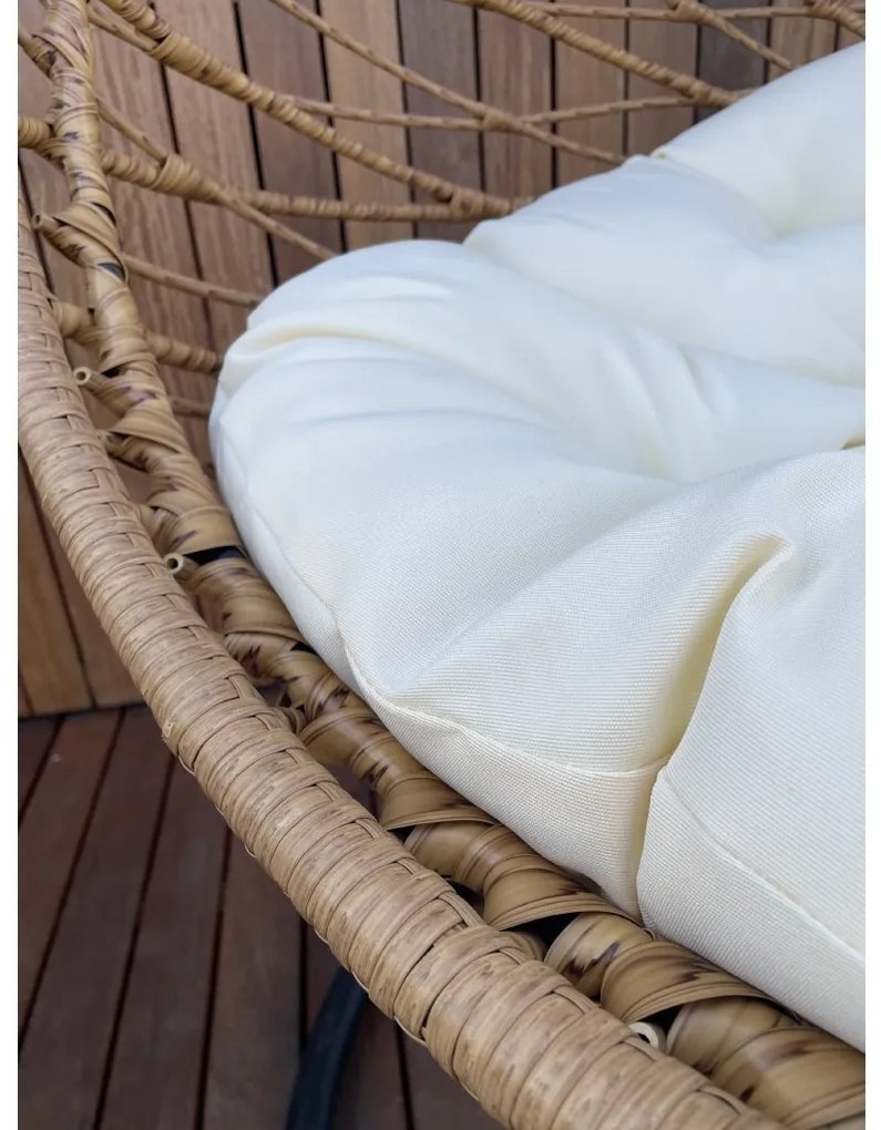 PROXIMA.store - Záhradné hojdacie kreslo GARDEN BOHO FARBA: béžová