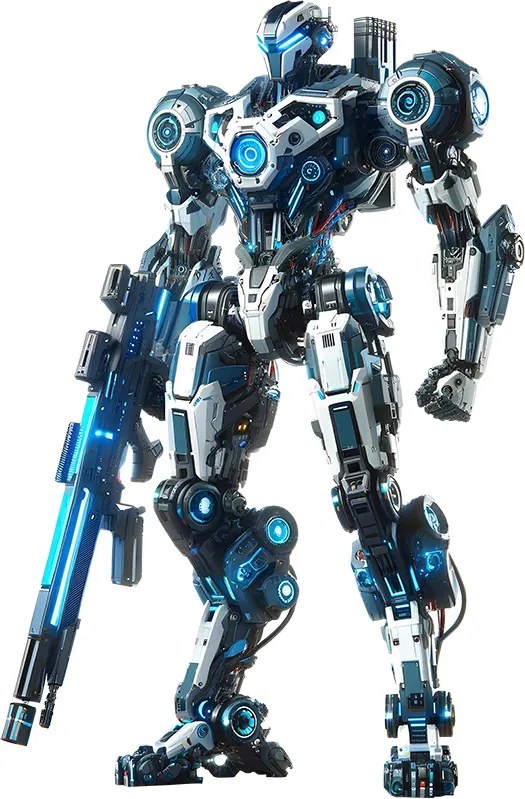 Ultra robot textilní prelepiteľná nálepka na stenu hárok 31 x 47 cm
