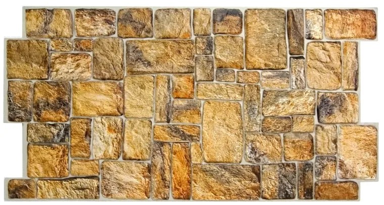 PVC 3D obkladový panel 98 x 50 cm - Natural Stone Panel