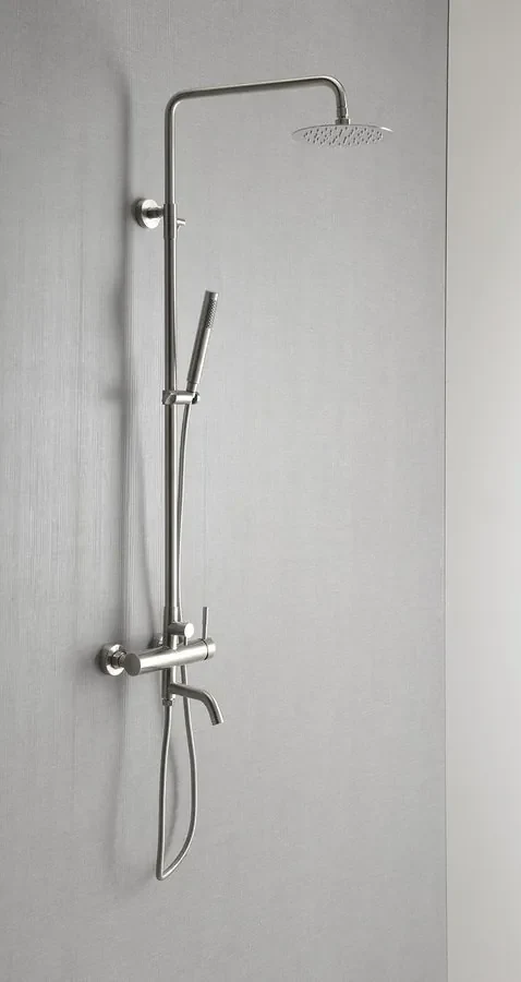 Sapho Sapho, MINIMAL sprchový / vaňový stĺp s pákovou batériou, nerez, MI140