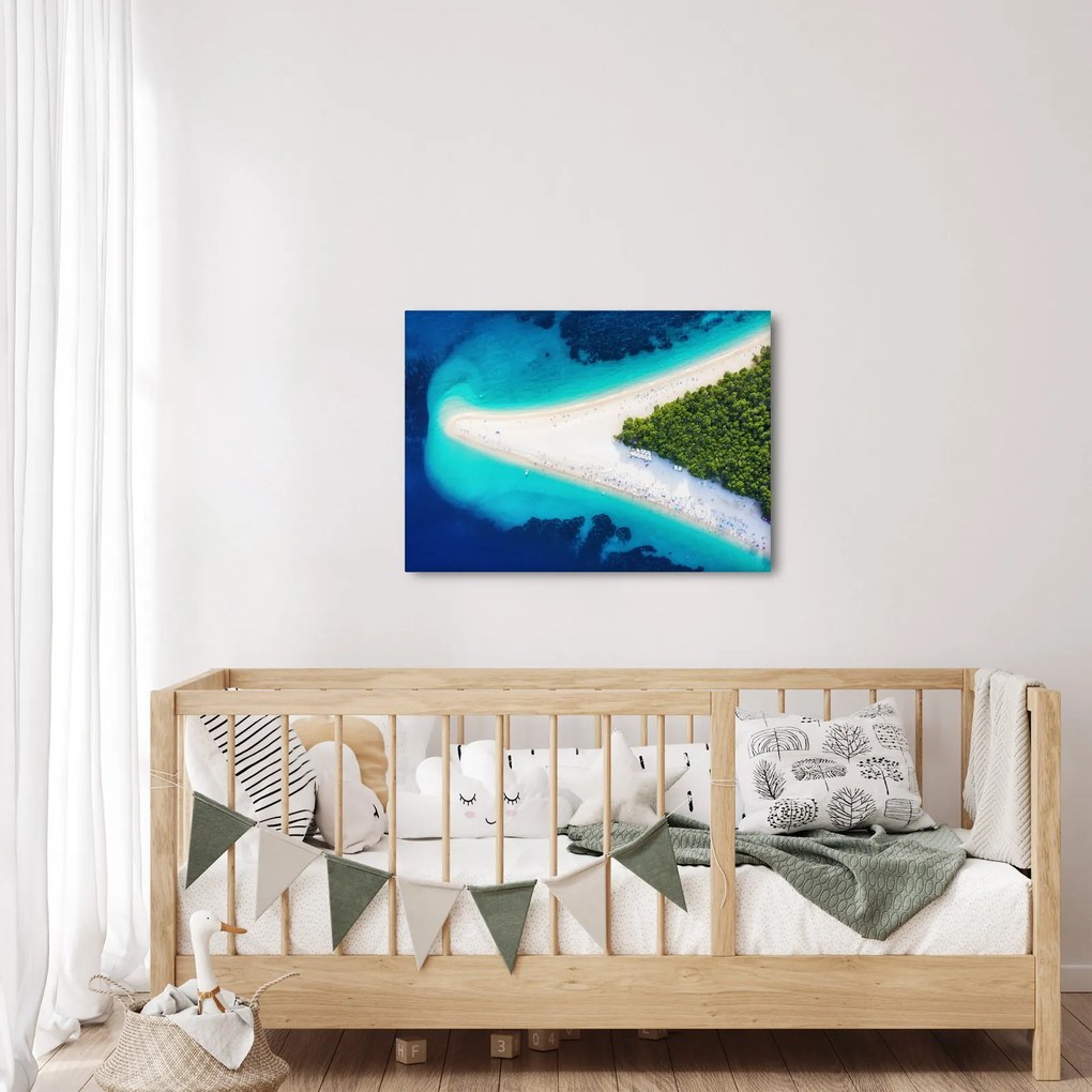 Obraz - Ostrav Hvar, Chorvátsko (70x50 cm)