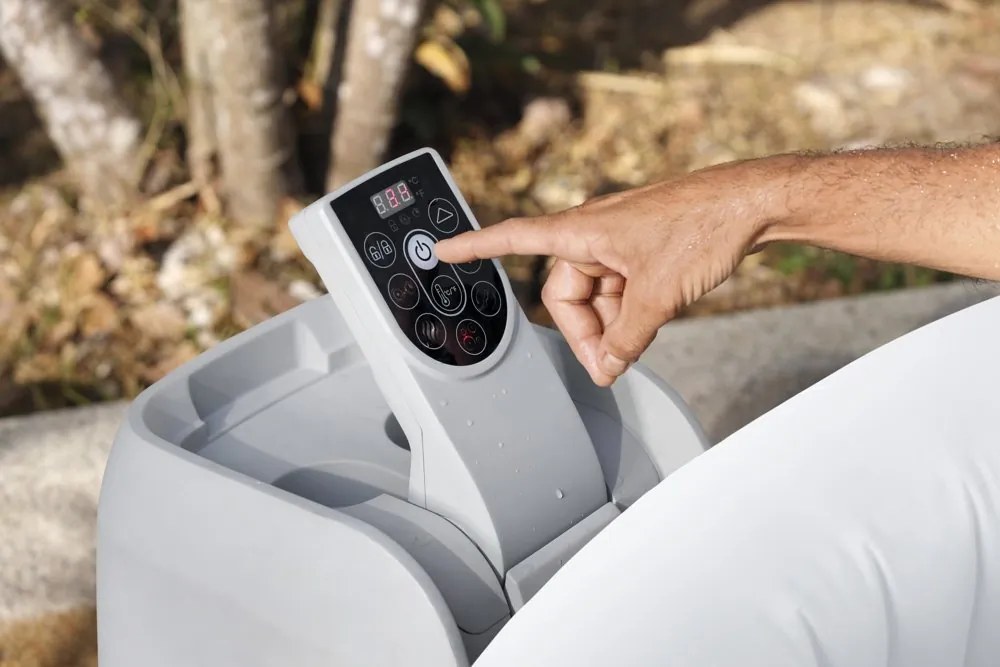 Bestway  Jacuzzi Lay-Z-Spa St.Lucia 170 x 66 cm 3 osoby 60037 sivá