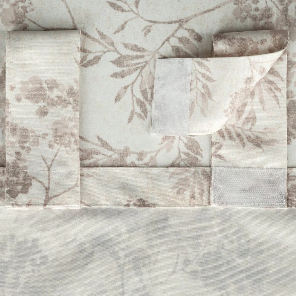 ZÁHRADNÝ VODEODOLNÝ ZÁVES NA PÚTKACH GARDEN 155X240 CM VZOROVANÁ