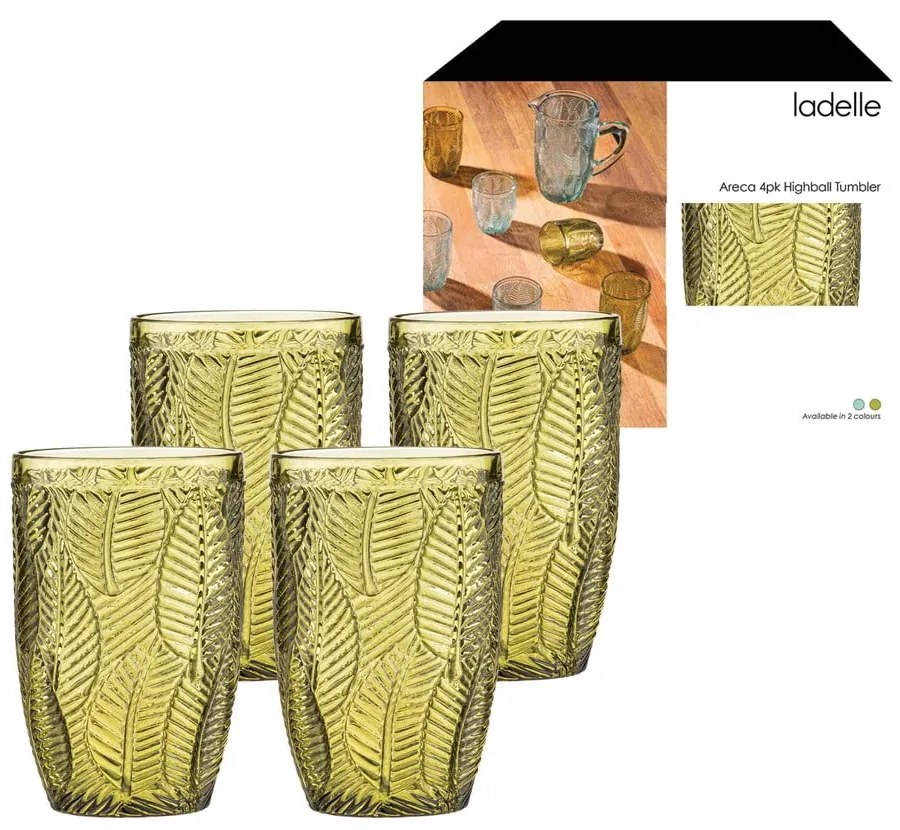 Poháre v súprave 4 ks 450 ml Areca – Ladelle