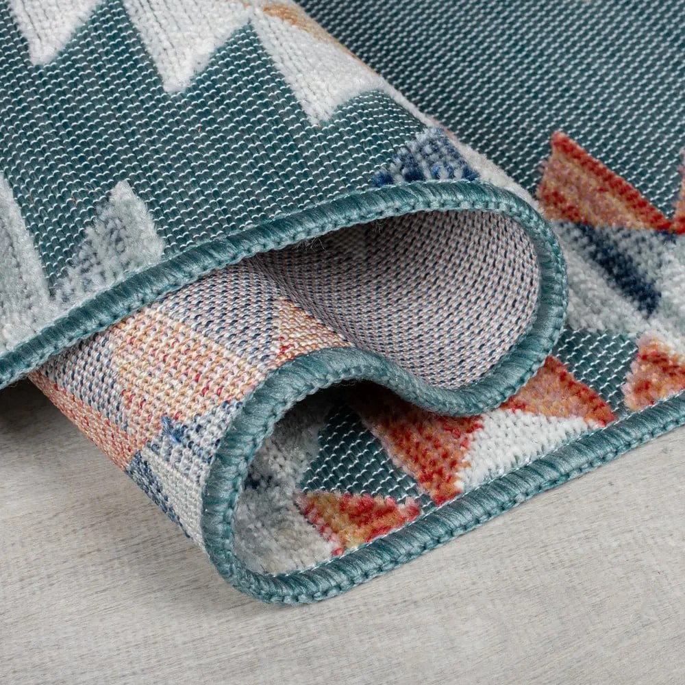 Modrý vnútorný a vonkajší koberec 200x290 cm Avery Blue – Flair Rugs