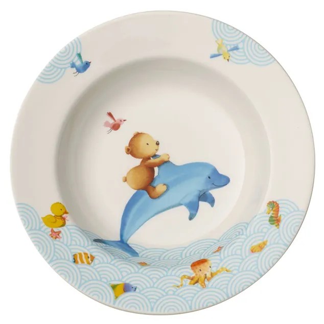 Detský hlboký tanier, kolekcia Happy as a Bear - Villeroy & Boch