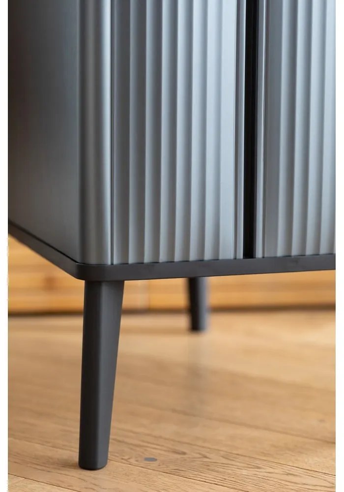 Modrý dotykový odpadkový kôš z recyklovaného plastu 54 l Verto High – Curver