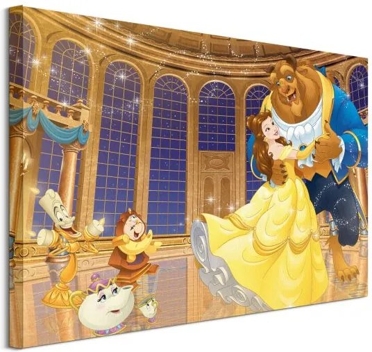 Obraz na plátne Disney Kráska a zviera (Ballroom) 80x60cm WDC99958