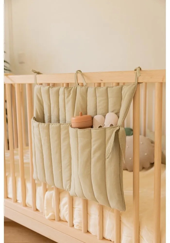 Vreckár na detskú postieľku 40 cm Benjamin Olive – Lorena Canals