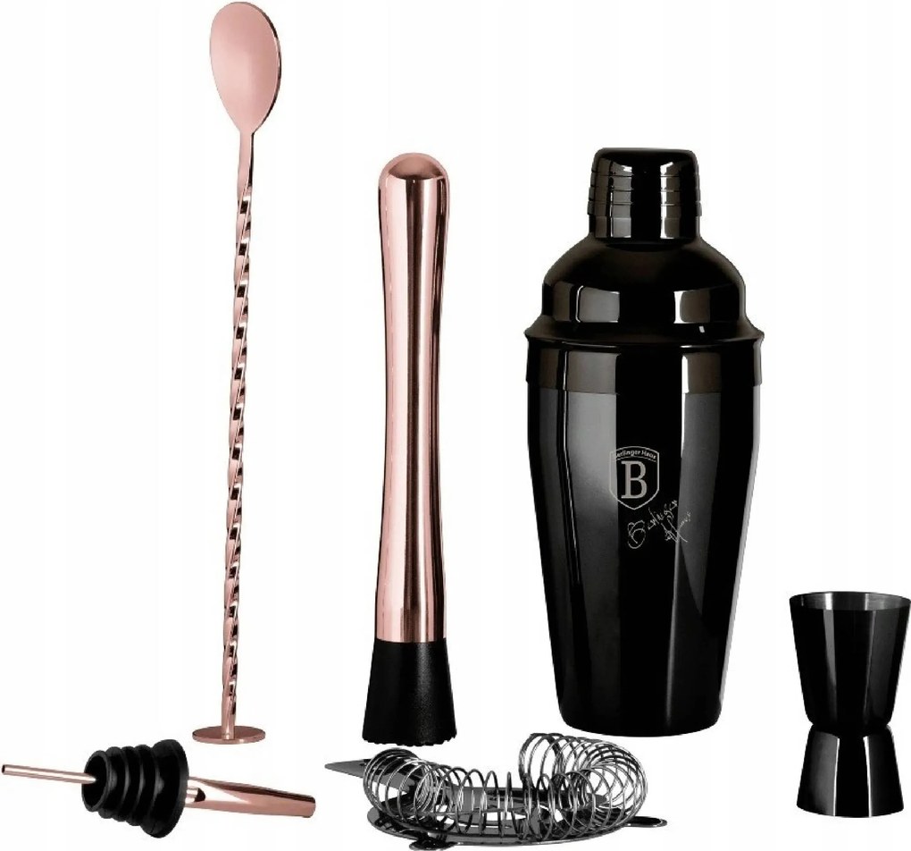 BerlingerHaus Barmanská sada BH-8545 6 ks Black Rose