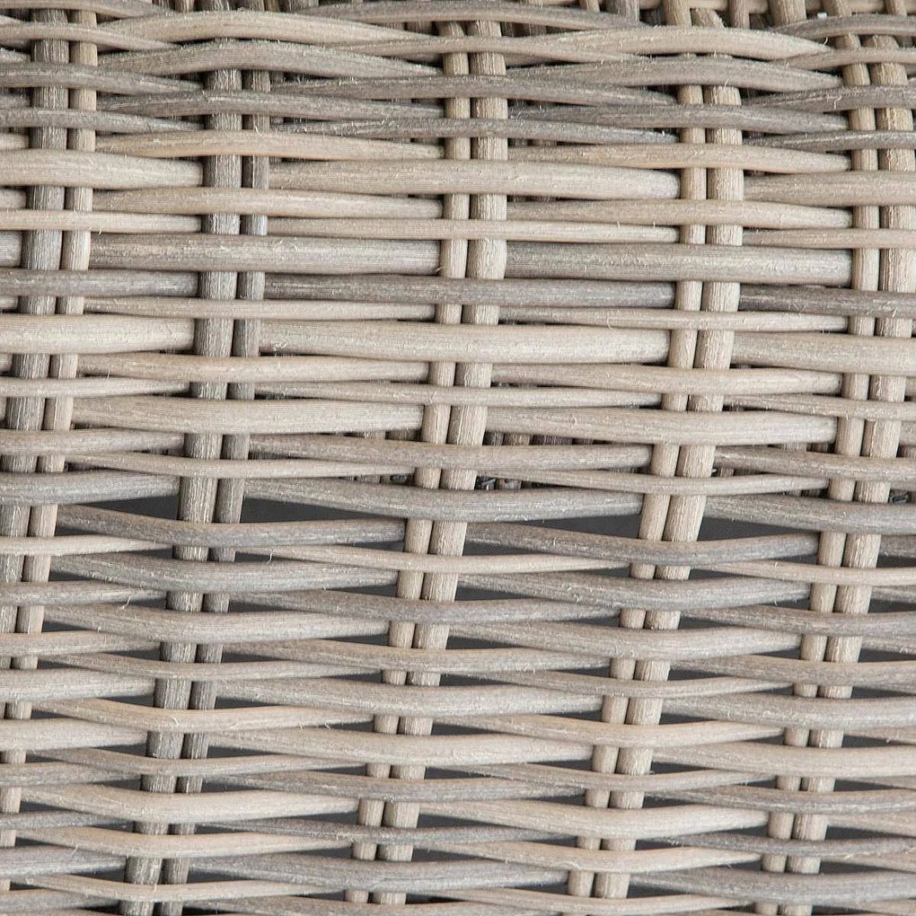 DEOKORK Ratanové stolík/taburet 105 x 60 cm BORNEO (hnedá)