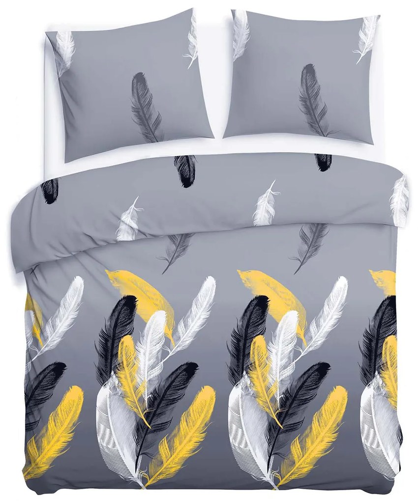 SATÉNOVÉ OBLIEČKY SATYNLOVE 160X200 CM, 2KS 70X80 CM VZOROVANÉ