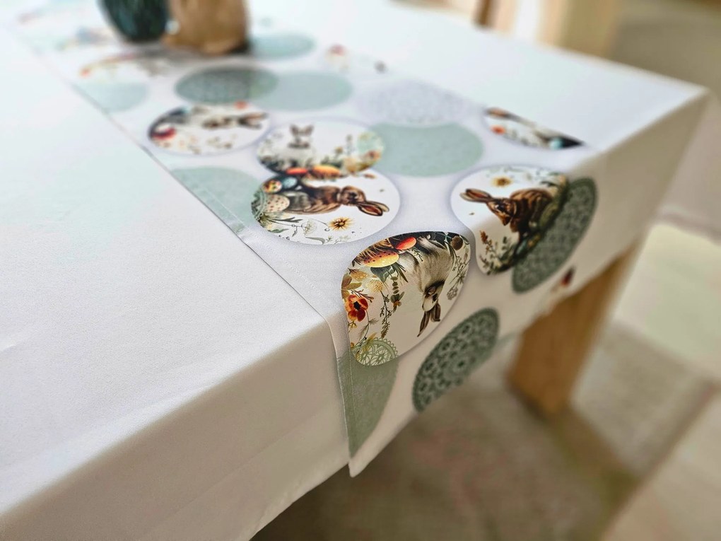 Dekorstudio Veľkonočný behúň s potlačou - Vzor 6 Rozmer behúňa (šírka x dĺžka): 40x140cm