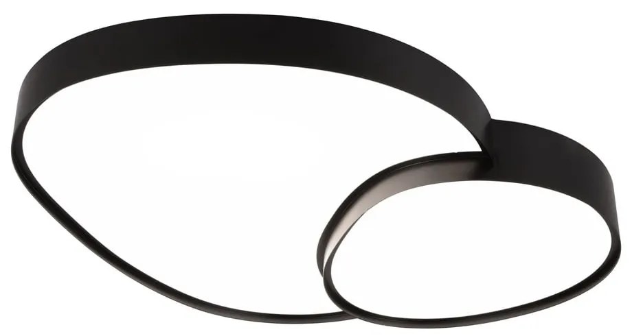 Čierne LED stropné svietidlo 63.5x77 cm Rise – Trio