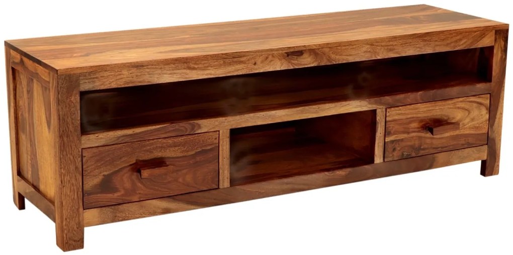 furniture-nabytek.cz - Luxusní tv stolek z masivního dřeva palisandr 150x50x45