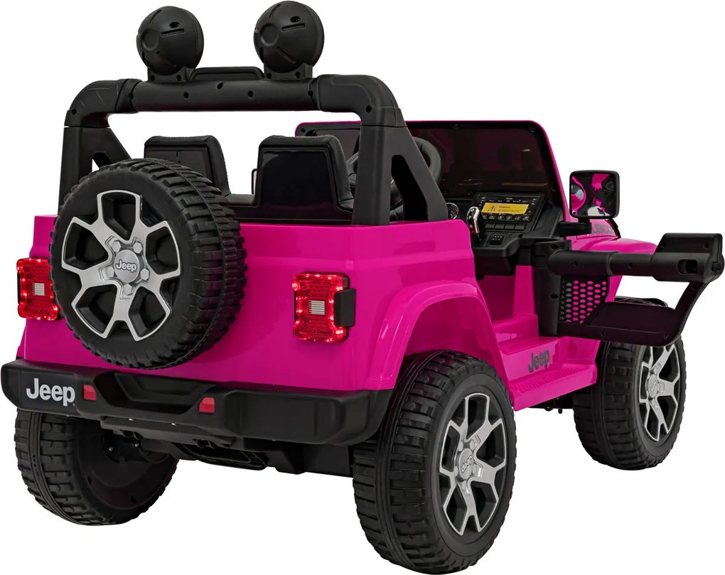 Ramiz Auto Jeep Wrangler Rubicon ružové