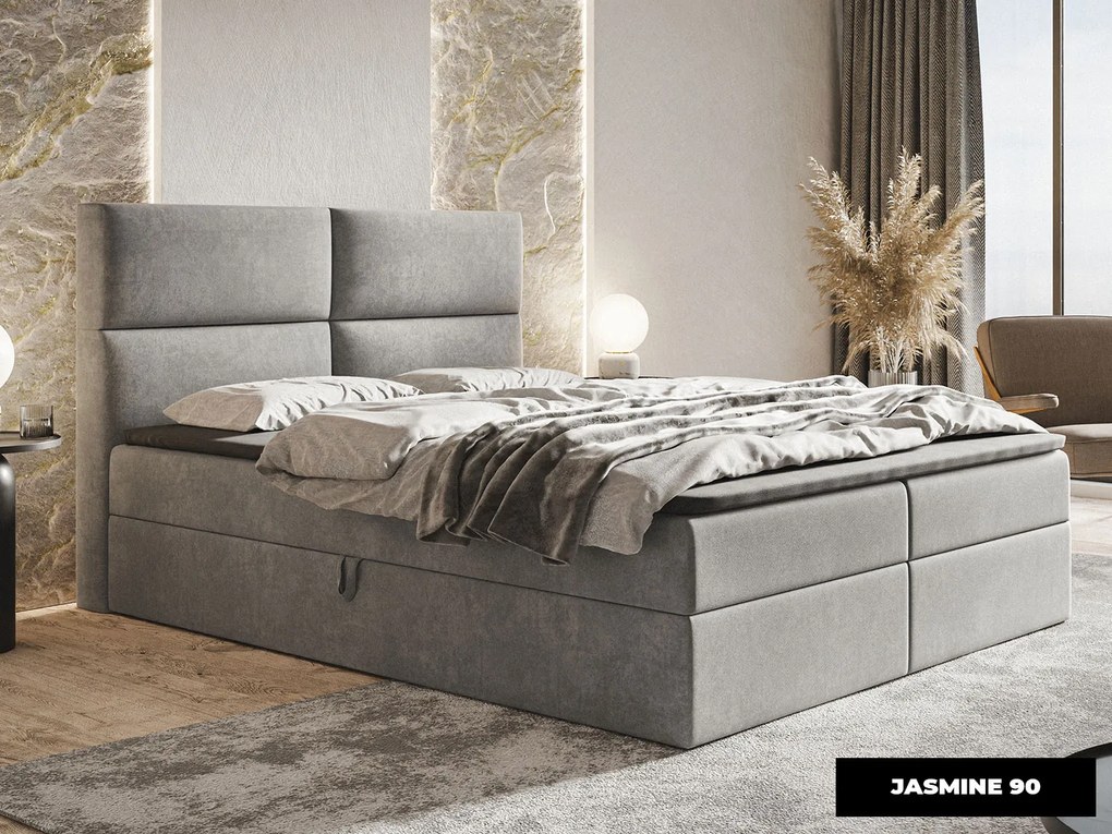 PROXIMA.store - Kontinentálna boxspring posteľ LARYSA ROZMER: 120 x 200 cm, TYP MATRACA: BONELLOVÉ PRUŽINY, VRCHNÝ MATRAC (TOPPER): BEZ TOPPERU