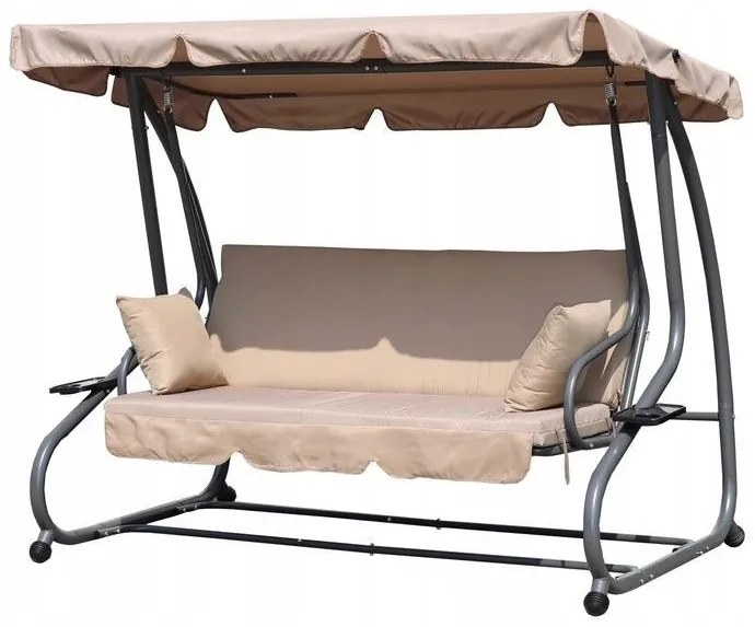 Záhradná hojdačka GoodHome béžová