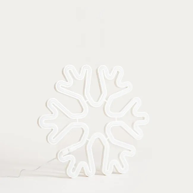 Vianočná dekorácia LEDEN LED nástenná, vločka 755125