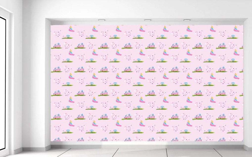 Gario Fototapeta Farebné princezny Materiál: Samolepiaca, Rozmery: 110 x 200 cm