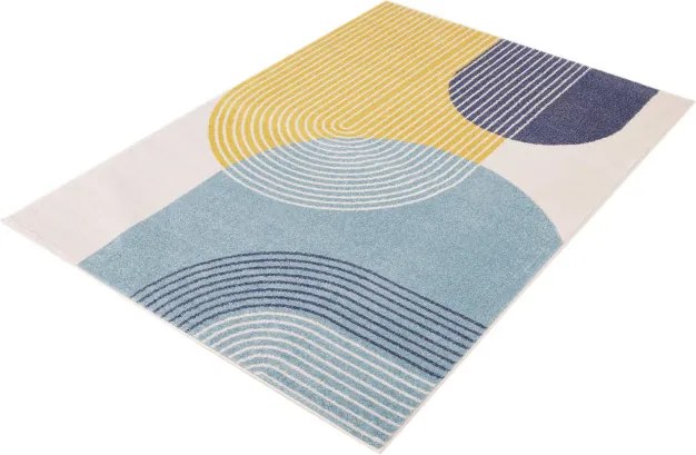 Koberec Muse MU15 modrý Retro
