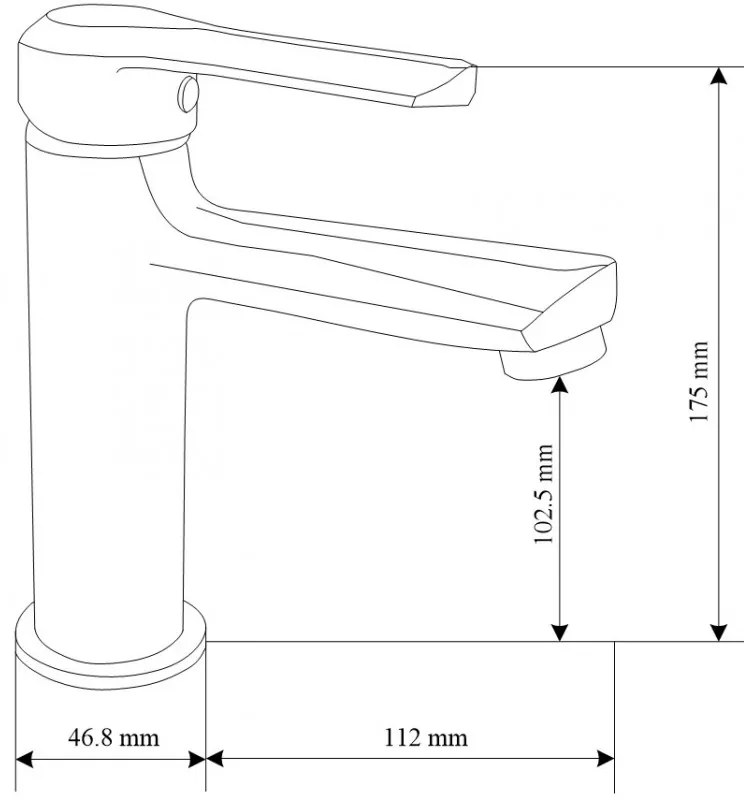 Mexen Sabre DF62 sprchový set, chróm - 72104DF62-00