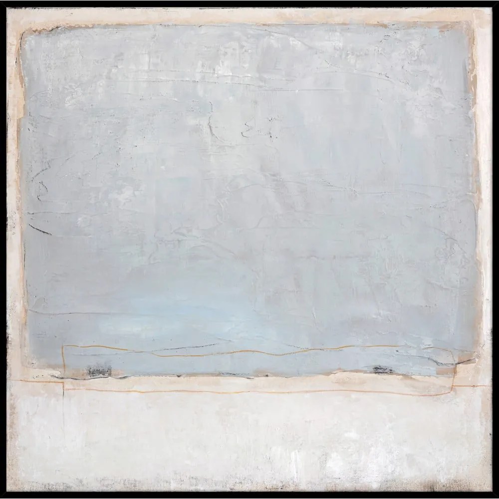 Ručne maľovaný obraz 100x100 cm Blue Inside – Malerifabrikken