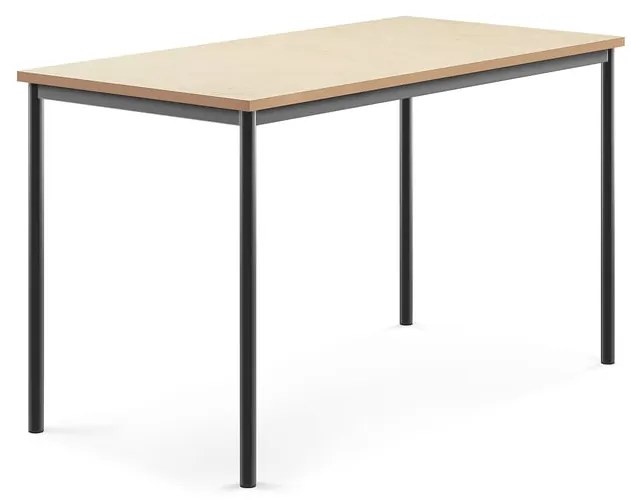 Stôl SONITUS, 1600x800x900 mm, linoleum - béžová, antracit