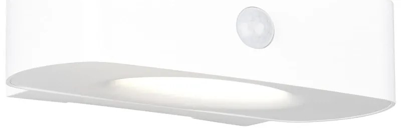 LED nástenné solárne vonkajšie svietidlo (výška 6 cm) Bilbao – Reality