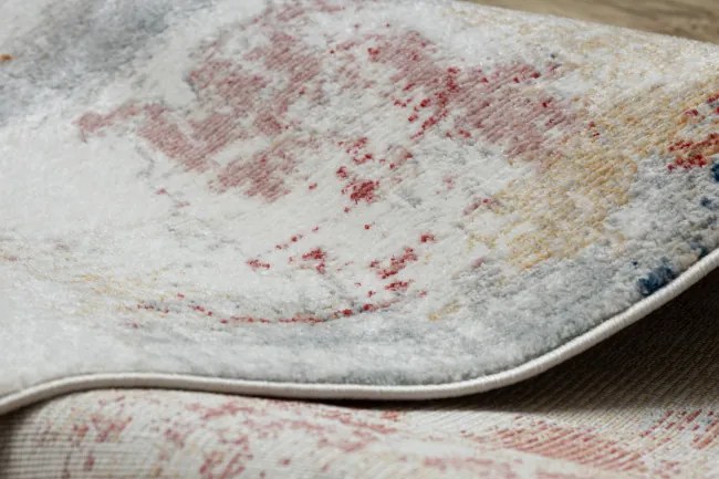 Koberec / behúň DISTIN 0144B biely / ružový / púdrový