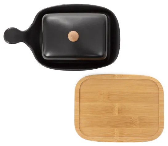 Dóza na maslo FINCAN 869704 čierna