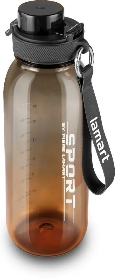 Lamart LT4074 športová fľaša Fit, čierna, 1 l