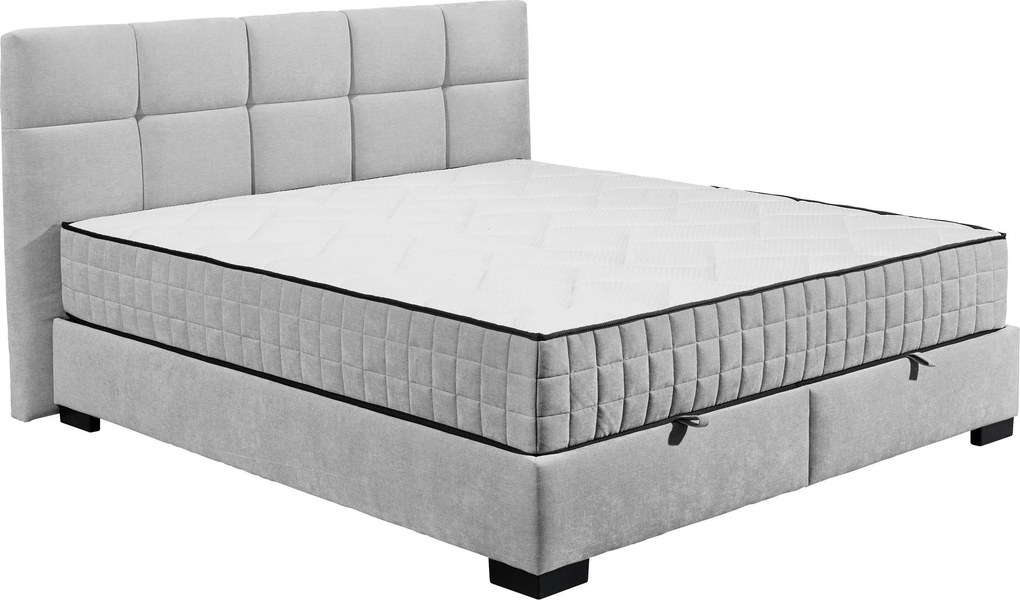 XXXLutz AMERICKÁ POSTEĽ, 180/200 cm, svetlosivá MID.YOU - Online Only spálne - 002220053414