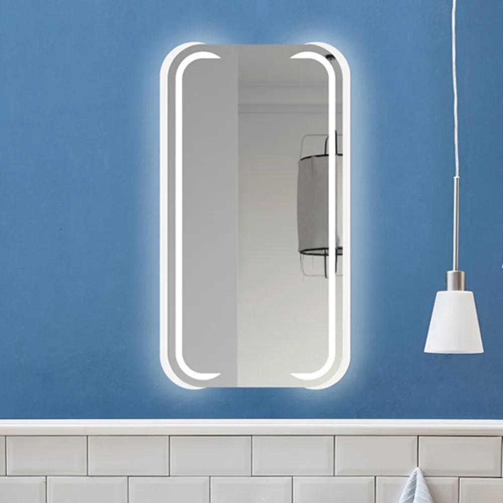Zrkadlo Mezos White LED Veľkosť: 55 x 100 cm