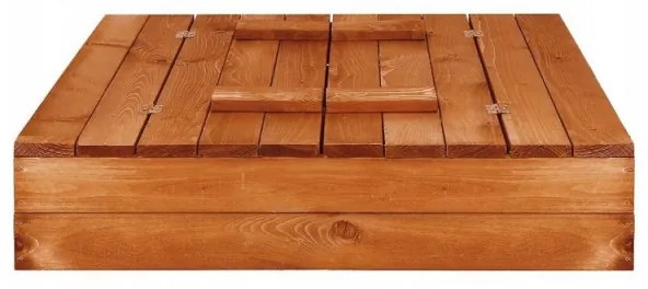 SPRINGOS Detské pieskovisko s krytom 98x98 cm SPRINGOS + podložka