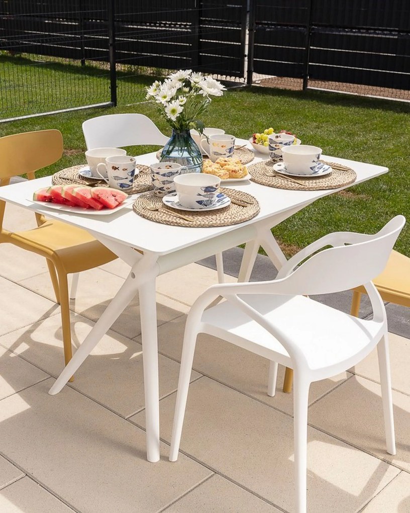 Stôl Modesto 120 x 80 x 73 cm white