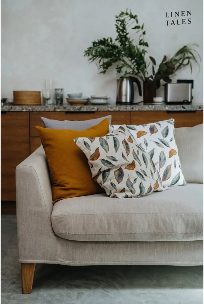 Ľanová obliečka na vankúš 50x50 cm Golden Fall – Linen Tales