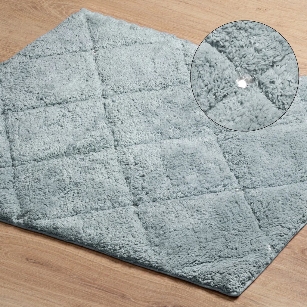 PREDLOŽKA DO KÚPEĽNE CHIC2 60X90 CM STRIEBORNÁ