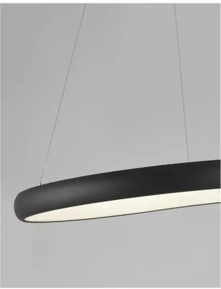 LED luster Albi 60 čierne