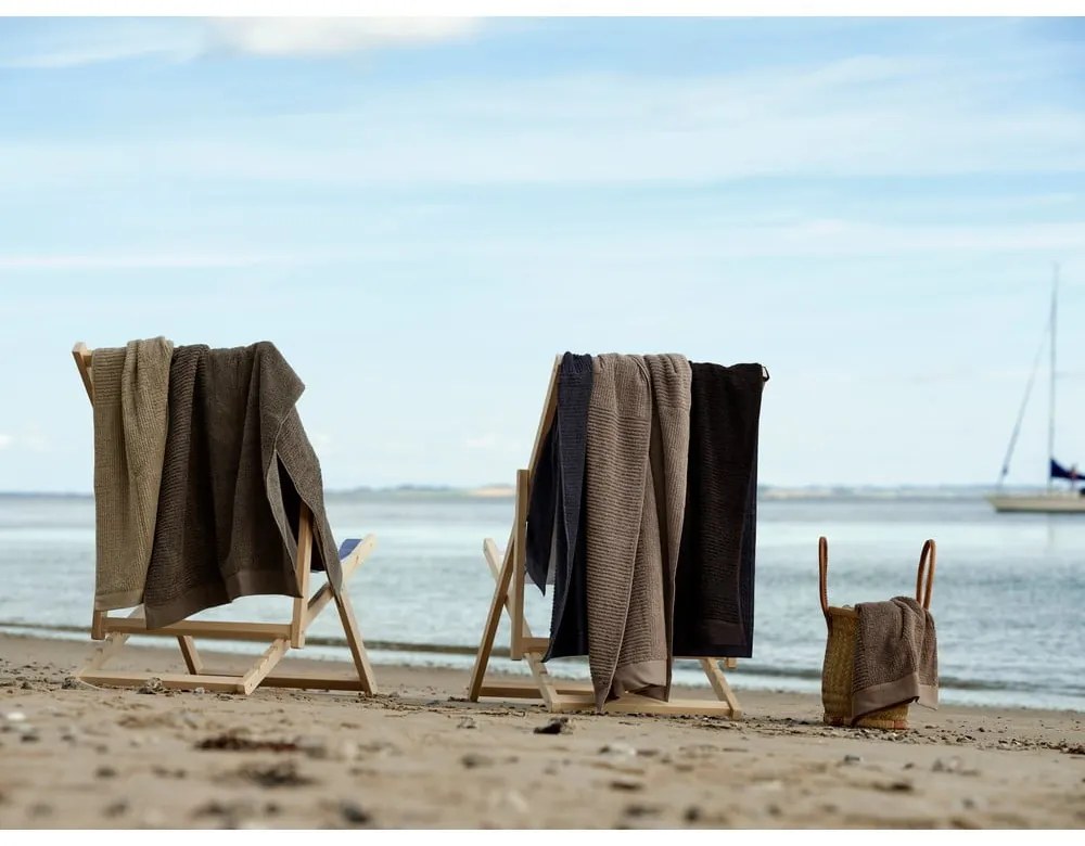 Hnedá bavlnená osuška 70x140 cm – Zone