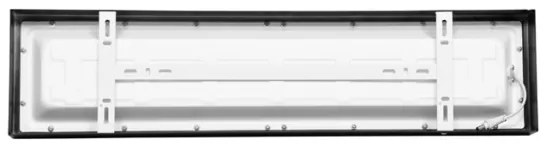 Ecolite TL1901-18W/CR-LED Stropné svietidlo PILO LED/18W/230V 4100K 62 cm čierna