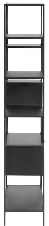 Čierna knižnica Kave Home Shantay