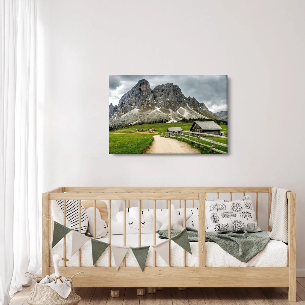 Obraz - V rakúskych horách (90x60 cm)