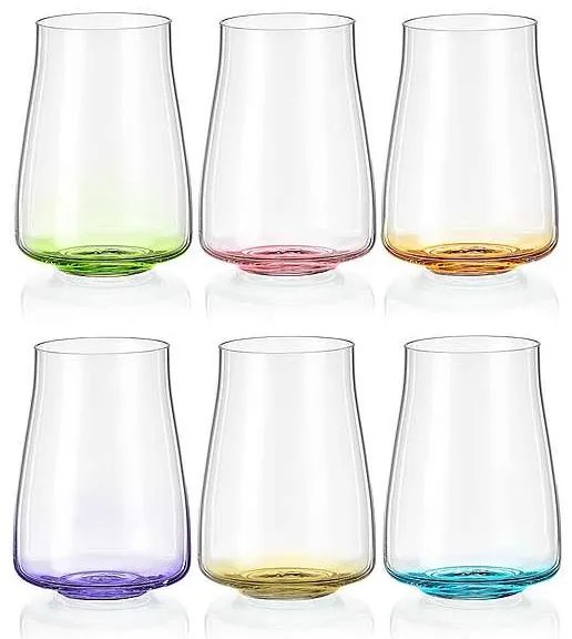 Crystalex poháre Rainbow fresh 400 ml 6 ks
