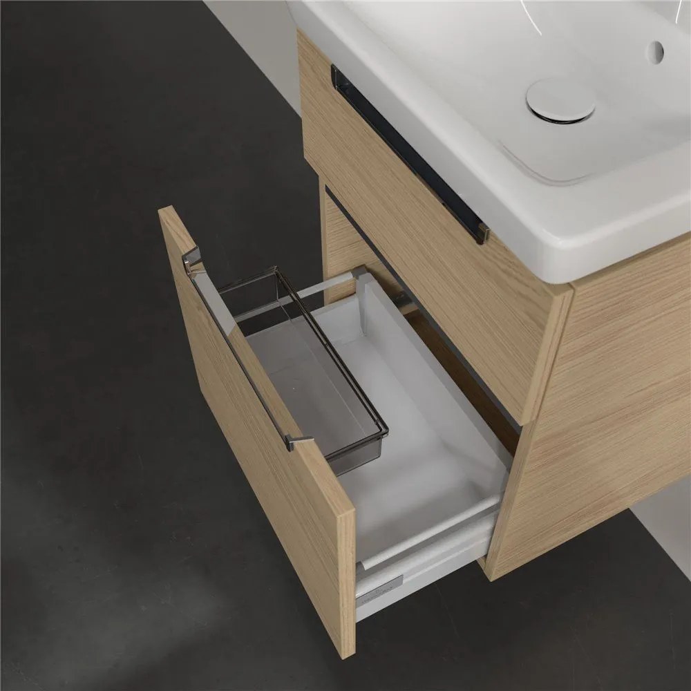 VILLEROY &amp; BOCH Subway 2.0 závesná skrinka pod umývadielko, 2 zásuvky 485 x 379 x 590 mm, Nordic Oak, A90710VJ