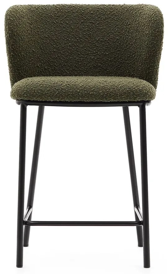 Zelená barová stolička (výška sedadla 65 cm) Ciselia – Kave Home